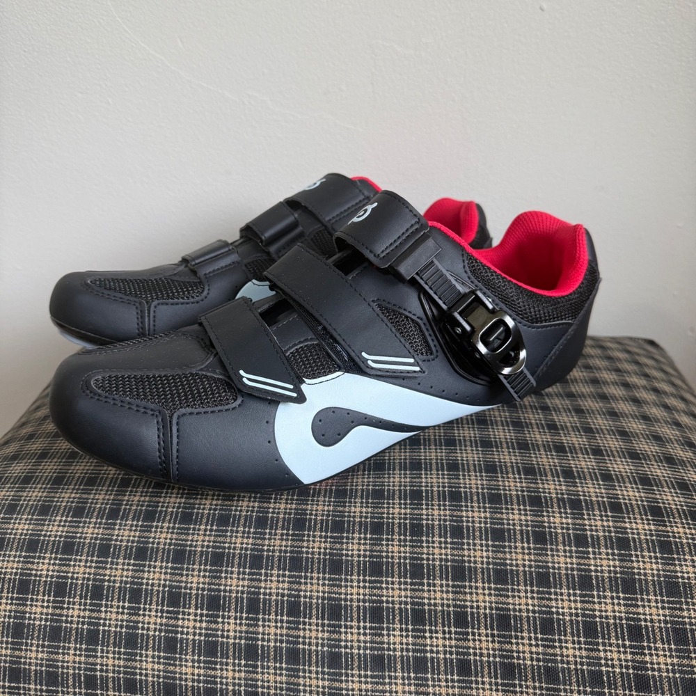Peloton PL-SH01 Indoor Cycling‎ Cleat Compatible Shoes Size 46 Black Red